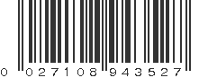 UPC 027108943527