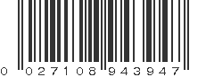 UPC 027108943947