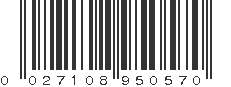 UPC 027108950570