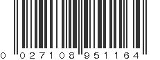 UPC 027108951164