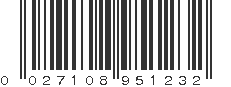 UPC 027108951232