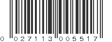 UPC 027113005517