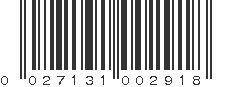 UPC 027131002918