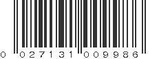 UPC 027131009986