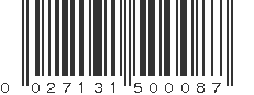 UPC 027131500087