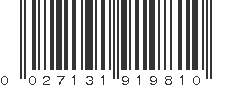 UPC 027131919810