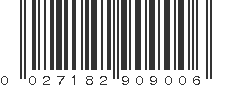 UPC 027182909006