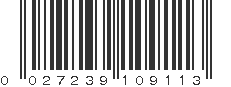 UPC 027239109113