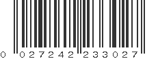 UPC 027242233027