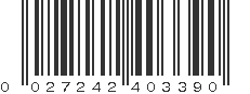 UPC 027242403390