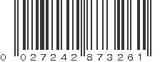 UPC 027242873261