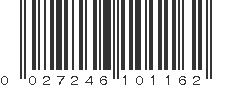 UPC 027246101162