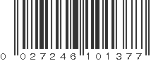 UPC 027246101377