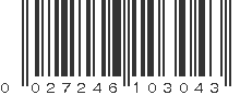 UPC 027246103043