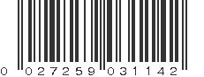 UPC 027259031142