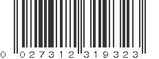 UPC 027312319323