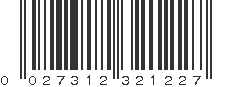 UPC 027312321227