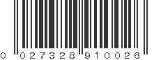 UPC 027328910026