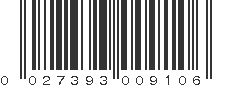 UPC 027393009106