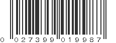 UPC 027399019987