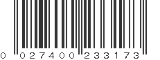 UPC 027400233173