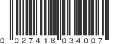 UPC 027418034007