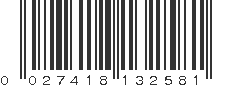 UPC 027418132581