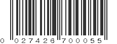 UPC 027426700055