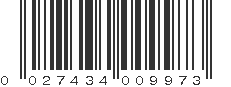 UPC 027434009973