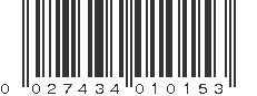 UPC 027434010153