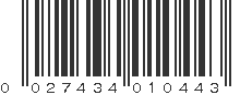 UPC 027434010443