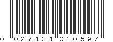 UPC 027434010597