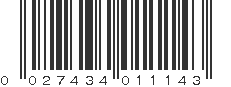 UPC 027434011143