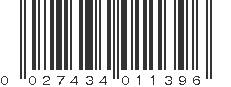 UPC 027434011396