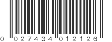 UPC 027434012126