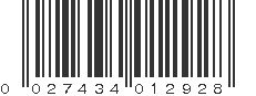 UPC 027434012928