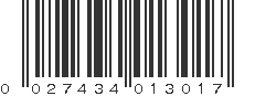 UPC 027434013017