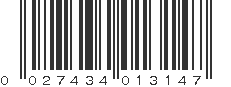 UPC 027434013147