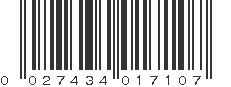 UPC 027434017107