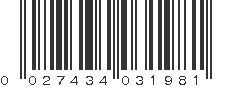 UPC 027434031981