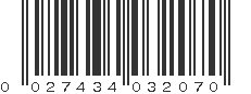 UPC 027434032070