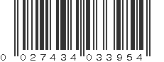 UPC 027434033954