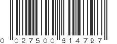 UPC 027500614797