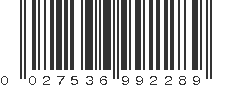 UPC 027536992289