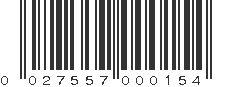 UPC 027557000154