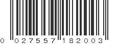 UPC 027557182003