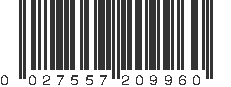 UPC 027557209960