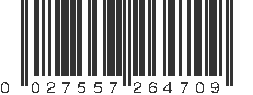 UPC 027557264709