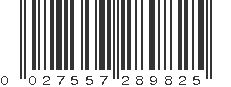 UPC 027557289825