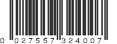 UPC 027557324007